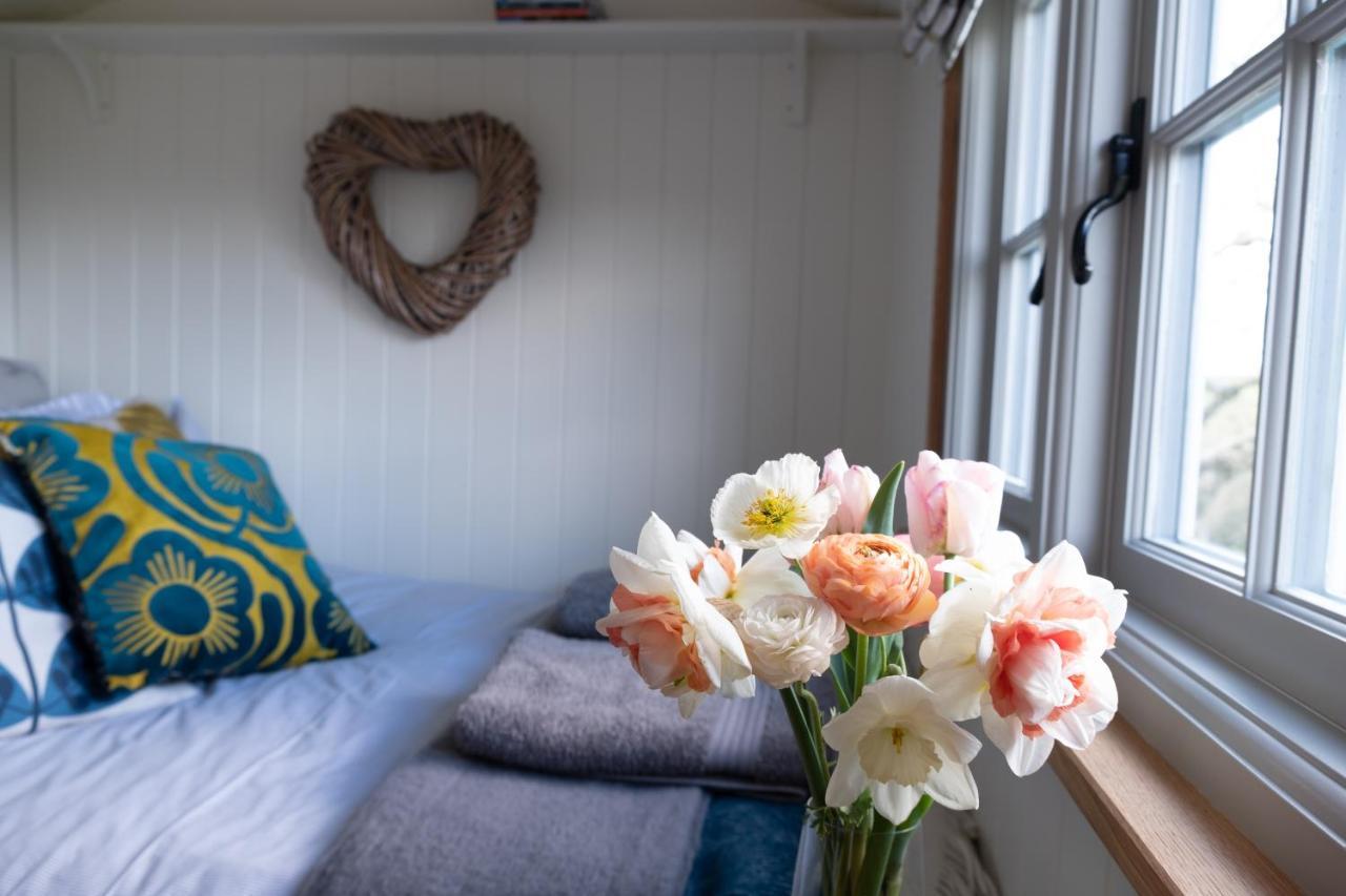 Luxury Shepherd'S Hut On Flower Farm With Outdoor Bath In Mid Cornwall ทรูโร ภายนอก รูปภาพ